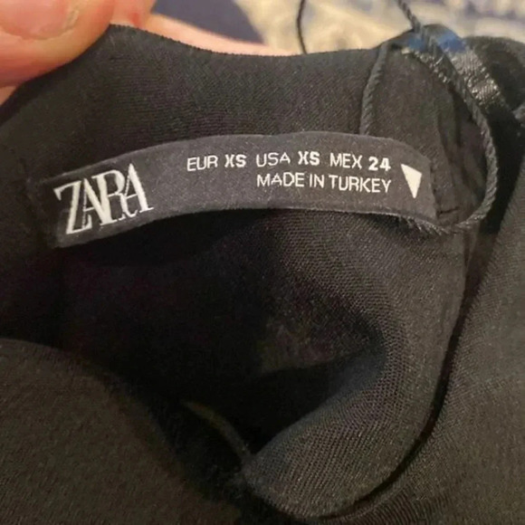 Zara Womens Combination Tulle Mini Dress Fitted - Picture 6 of 6